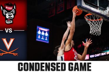 NC State vs. Virginia Condensed Game | 2024-25 ACC Men's Basketball