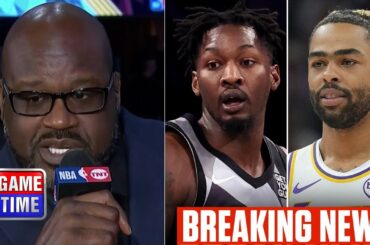 NBA Gametime | Shaq reacts to Lakers send D'Angelo Russell to Nets in trade for Dorian Finney-Smith