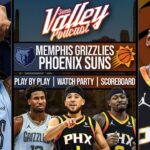 Memphis Grizzlies vs Phoenix Suns | LIVE Reaction | Scoreboard | Play By Play | Postgame Show