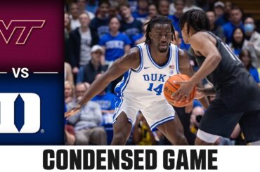 Virginia Tech vs. Duke Condensed Game | 2024-25 ACC Men's Basketball