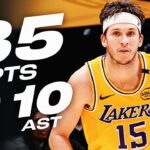 Austin Reaves Ties CAREER-HIGH (35 PTS) with DOUBLE-DOUBLE vs Cavaliers | December 31, 2024