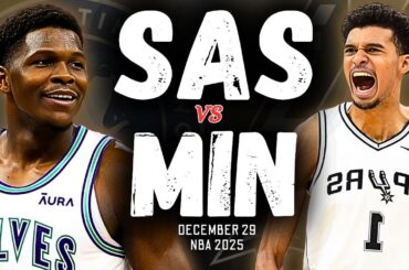 San Antonio Spurs vs Minnesota Timberwolves Full Game Highlights | DEC 29, 2024 | NBA HIGHLIGHTS