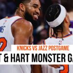 Knicks win their 9th straight game! | Utah Jazz vs New York Knicks