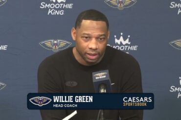 Willie Green Postgame Interview | Pelicans vs. Heat 1/1/2025