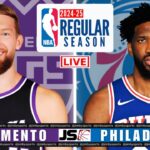 Sacramento Kings vs Philadelphia 76ers | NBA Live Scoreboard