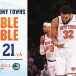 Karl-Anthony Towns DOMINATES with 31 PTS and 21 REB against the Utah Jazz | January 1, 2025