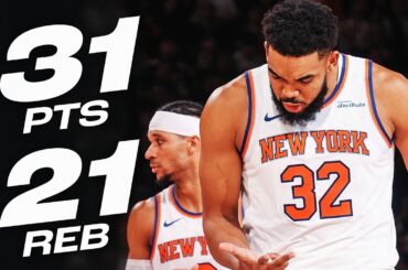 Karl Anthony-Towns’ IMPRESSIVE DOUBLE-DOUBLE Performance at MSG! 🔥| January 1, 2025