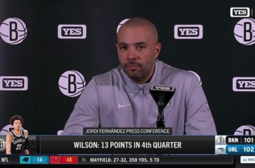 Jordi Fernández on 4th quarter vs. Magic