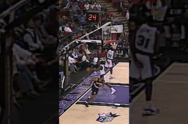 Rasheed Wallace Highlights - 1996 Portland Trail Blazers vs Sacramento Kings