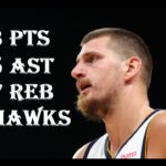 Nikola Jokic 23 Pts 15 Ast 17 Reb Denver Nuggets vs Atlanta Hawks HIGHLIGHTS