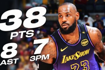 LeBron James GOES OFF For 38 Points vs Trail Blazers! 🔥 | January 2, 2025