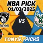 Brooklyn Nets vs. Milwaukee Bucks  Pick 1/2/25 NBA Pick Explained