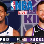 Memphis Grizzlies vs Sacramento Kings | NBA Live Scoreboard 2025 | Jimby Sports