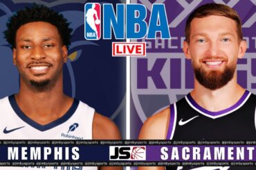 Memphis Grizzlies vs Sacramento Kings | NBA Live Scoreboard 2025 | Jimby Sports