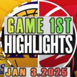 Los Angeles Lakers VS Atlanta Hawks Game 1st Highlights Jan 03,2025 NBA Season 2024-25