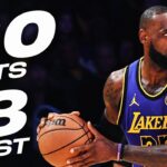 LeBron James ERUPTS For 30 PTS Against The Hawks | January 3, 2025
