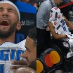 Jalen Suggs in so much pain after non-contact back injury and gets wheelchaired off