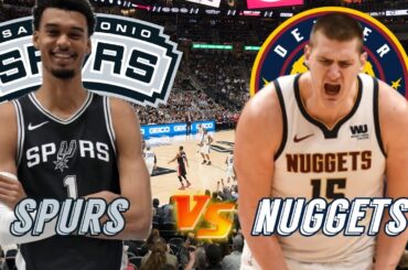 San Antonio Spurs vs Denver Nuggets Live Play by Play & Scoreboard