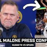 Michael Malone ANGRY After Nuggets Last Second Loss vs Wemby & Spurs