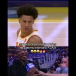 Pops is so proud 🥹❤️  #nba #hawks #jalenjohnson #dunk #dad