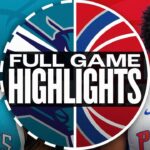 Game Recap: Pistons 98, Hornets 94