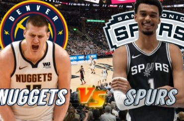 Denver Nuggets vs San Antonio Spurs Live Play by Play & Scoreboard