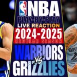 🔴WARRIORS vs GRIZZLIES │ LIVE NBA Game Play-By-Play Reaction & Scoreboard