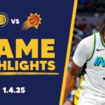 Indiana Pacers Highlights vs. Phoenix Suns | January 4, 2025