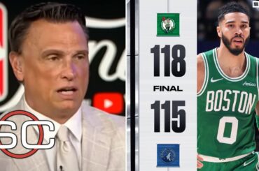 ESPN SHOCKED Boston Celtics beat Minnesota Timberwolves 118-115; Jayson Tatum 33 Pts; Edwards 15 Pts