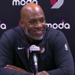 Chauncey Billups Postgame Interview | Portland Trail Blazers 105, Milwaukee Bucks 102