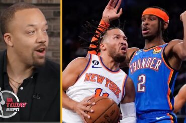 NBA Today | David Dennis predictions Knicks vs Thunder tonight: Jalen Brunson or Gilgeous-Alexander?