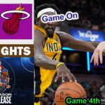 Indiana Pacers vs Miami Heat 4th QTR Game Highlights | NBA Season Jan 3, 2025