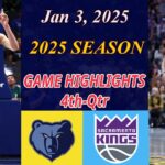 Sacramento Kings vs Memphis Grizzlies Game Highlights  | Jan 3, 2025 | NBA TODAY