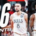 Zach LaVine (33 PTS) and Coby White (33 PTS) Were COOKING On Derrick Rose Night! | January 4, 2025
