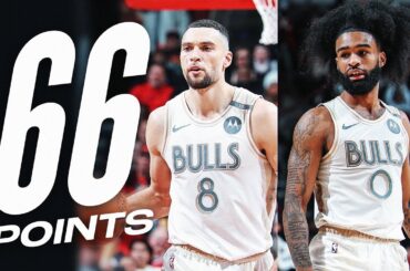 Zach LaVine (33 PTS) and Coby White (33 PTS) Were COOKING On Derrick Rose Night! | January 4, 2025