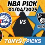 Philadelphia 76ers vs. Brooklyn Nets Pick 1/4/25 NBA Pick for Bet