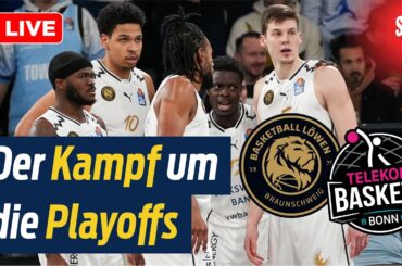 🔴 Basketball LIVE: Löwen Braunschweig – Telekom Baskets Bonn | Basketball-Bundesliga 15. Spieltag