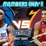 We Talk Mavs!! | Dallas Mavericks vs Cleveland Cavaliers post game recap #MFFL #LetEmKnow