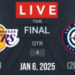 NBA LIVE! LOS ANGELES CLIPPERS vs LOS ANGELES LAKERS  January 6, 2025 CLIPPERS vs LAL 2K25