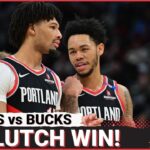 Anfernee Simons Guides the Trail Blazers to a Clutch Win Over Damian Lillard and the Milwaukee Bucks