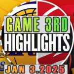Los Angeles Lakers VS Atlanta Hawks Game 3rd Highlights Jan 03,2025 NBA Season 2024-25