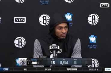 Keon Johnson reflects on the Nets performance over the 76ers