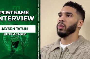 Jayson Tatum On What Went WRONG in OKC Loss | Celtics vs Thunder Postgame