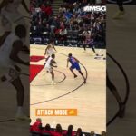 Mikal Bridges is LIKE THAT 👊 #knicks #basketballshorts #nba #mikalbridges