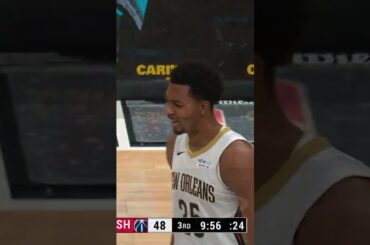 Trey Murphy III with the MONSTER jam #nba #pelicans #wizards #highlights