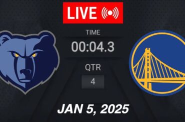 NBA LIVE! Golden State Warriors vs Memphis Grizzlies | January 5, 2025 | 2025 NBA Season Live 2K