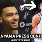 Victor Wembanyama Calls Jokic Soon To Be MVP & More After Nuggets Loss