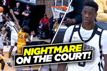 #1 Player Aj Dybantsa Goes INSANE @ Hoophall West!