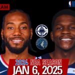 Minnesota Timberwolves vs Los Angeles Clippers NBA Live Stream (Play-By-Play & Scoreboard)