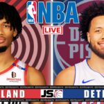 Portland Trail Blazers vs Detroit Pistons NBA Live Scoreboard 2025